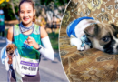 Žena završila maraton noseći psa u rukama